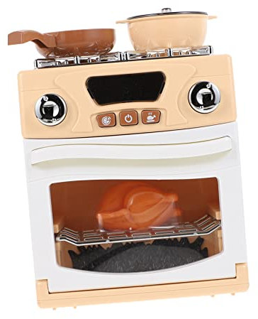BESPORTBLE Mini Spielzeug Ofenmaschine Junge Mädchen Spielwerkzeug Simulierte Backmaschine Schreibtischdekor Leicht Zu Verstauen Kompakt Und Praktisch Für Jungen Mädchen