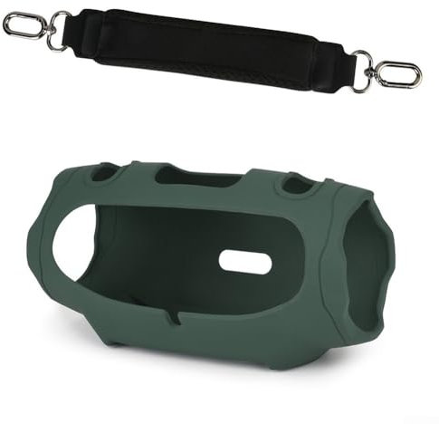 ZiStarlilife Silikon-Schutzhülle für JBL Xtreme 4 Lautsprecher, staubabweisend, stoßdämpfend, mit Tragegurten, perfekt angepasst, leicht zu reinigen, mehrere Farboptionen (grün)