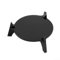 DAZZLEEX Modern Acrylic Speaker Holder for Bose For Revolve+ Anti Slip Design for Ultimate Stability (Is black)