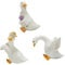 sporful 3 Pieces Duck Statues Decoration Planter Pot Hanger Hanging Resin Duck Sculptures Animal Figurines for Landscaping Home Decor