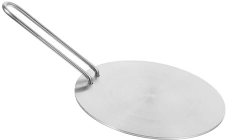 ULTECHNOVO Plaque Conductrice de Chaleur 18Cm Plaque Diffusion Acier Inoxydable Adaptateur Cuisinière à Induction Pratique pour Cuisiner Convient pour Casseroles et Céramique