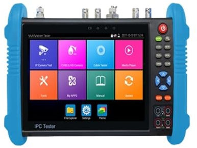 IPC-9800 Pro Full HD 8MP Cvi Tvi Ahd Cvbs Monitor Camera IP X7inch IPS Touch Screen PTZ Control CCTV Tester(IPC9800ADHS Pro)