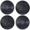 SPARES2GO Active Carbon Odour Filters for Logik Cooker Hood/Vent Extractor (Pack of 4)