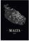 JUNIWORDS Stadtposter - Wähle Deine Stadt - Malta - 30 x 40 cm Poster - Schrift A - Schwarz
