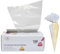 Keenpioneer Piping Bag - Disposable Cake Decorating Bag 100 Count, 12 inch, Clear