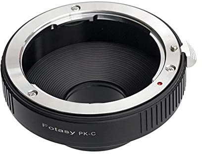 Fotasy PK auf C Mount Adapter, kompatibel mit Pentax PK Objektiv, C-Mount Kameras