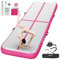 FBSPORT Airtrack Matte, 20cm Hoch Verdicken 3M Tumbling Matte,Gymnastikmatte mit Luftpumpe,Trainingsmatte mit Tragetasche,Turnmatte für Zuhause, Outdoor,Yoga