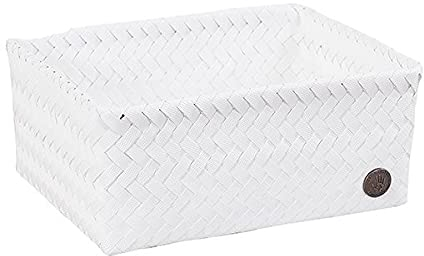 Handed By - Aufbewahrungskorb, Korb - Fit Medium High - Kunststoff - White - 24 x 18 x 10 cm
