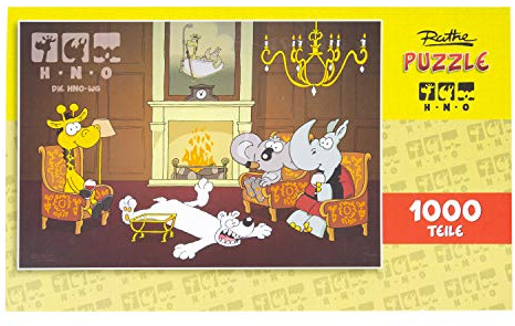 Ralph Ruthe Puzzle 1000 Teile- Die HNO-WG Cartoon
