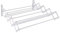 Pukkr Wall Mounted Extendable Clothes Airer | 9 Rails/Rungs for Hanging Washed Clothes | Clothing Drying Rack | Extending Clotheshorse (White)