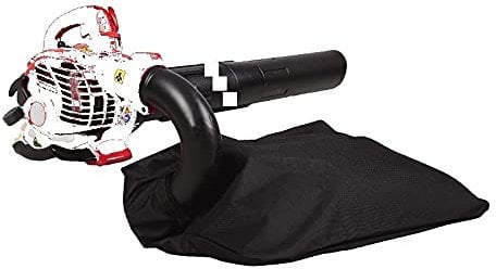 Garden Leaf Blower Vac Bag, Leaf Blowers Replacement Bags With Zipper And Drawstring, 420D Oxford Black 44 * 60cm