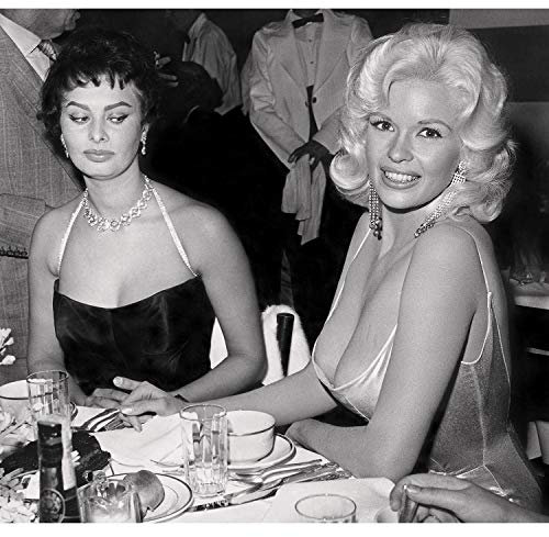 Poster, Stars Cübres Hollywood, Sophia Loren und Jayne Mansfield Activity, Kino, Humor Jeid