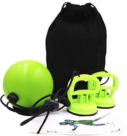 SM SunniMix Bag Training Double End Punching Ball Einstellbarer Boxing Reflexball Saugnapf für Reaktionsbeweglichkeit Hand-Auge-Koordination
