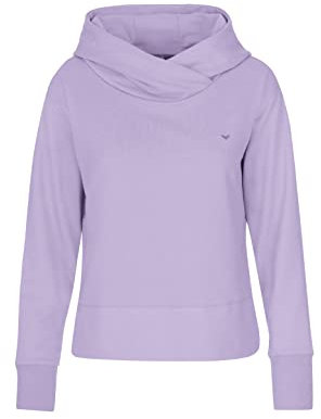 Trigema Damen Dünner Kapuzenpullover,Flieder,S