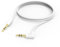 Hama Audiokabel (AUX-Kabel, 3,5 mm Klinkenstecker auf Stecker, eine Seite 90 °, kompatibel mit iPhone Samsung Kopfhörer, Lautsprecher, Smartphone, Tablet, MP3, Auto, Stereo, Haus, 1 m), Weiß