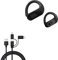 BoxWave Kabel kompatibel mit JBL Endurance Peak II - AllCharge 3-in-1-Kabel - Tiefschwarz