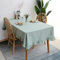 XINGYUANHE Rüschen Baumwollstoff Tischdecke Waschbar Tischdecke, Home Hochzeit Party Essen Bankett Dekoration Tischdecke