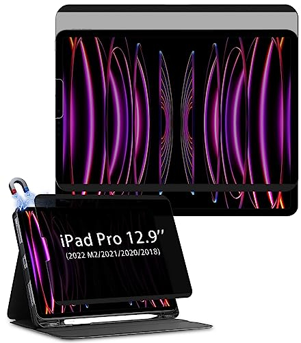 HaruYo Privacy Pellicola Protettiva per Schermo Magnetica per iPad Pro 12.9'' (2022 M2/2021/2020/2018), Rimovibile Anti-Spy Pellicola Protettiva per iPad Pro 12.9 Pollice