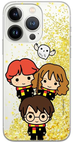 ERT GROUP Funda para teléfono móvil Apple iPhone 13 Pro Original y con Licencia Oficial de Harry Potter con diseño Harry Potter 239, con Efecto desbordante de Purpurina