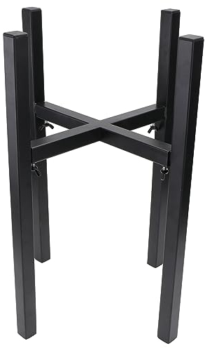 YARNOW 1 X Kreuz-Jardiniere-Pflanzgefäß-Topfregal Kreuz-Pflanzenhalter Blumentopf-Ständer Halter Blumenständer Kreuzförmiges Lagerregal Blumenregal Eisen-Kunst-Blumenregal