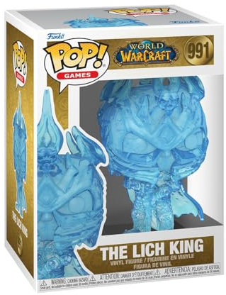 Funko Pop! Games: Warcraft - Lich King - World of Warcraft - Vinyl-Sammelfigur - Geschenkidee - Offizielle Handelswaren - Spielzeug Für Kinder und Erwachsene - Video Games Fans