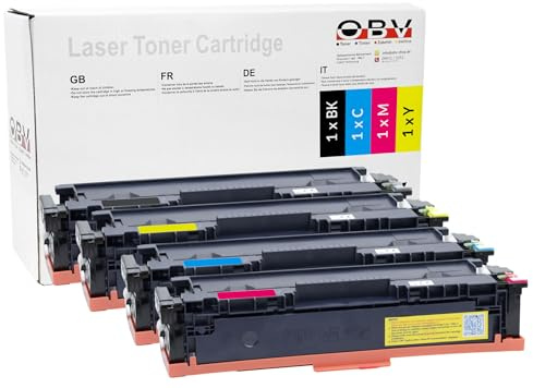 Toner-Set kompatibel HP 216A – ersetzt W2410A W2411A W2412A W2413A – Schwarz Cyan Magenta Gelb – 4er-Pack