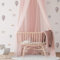 Mica-Mica Wandtattoo Kinderzimmer - Heißluftballons und Wolken | Hochwertige Stoff-Wandtattoos | 100% PVC-frei | Nachhaltige Wanddeko, Wandaufkleber & Wandsticker | Deko fürs Babyzimmer