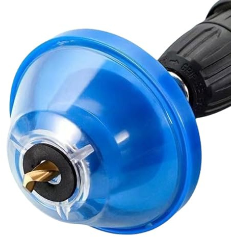Aizuoni Recipiente para Polvo de perforación, recogedor de Polvo para Taladro | Colector de Polvo con Orificios de perforación,Cubierta Antipolvo de Martillo eléctrico fácil de Usar Resistente al