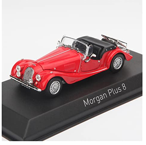 Motorfahrzeuge Replika Auto 1:43 Für Morgan Plus 8 Simulation Diecast Alloy Red Classic Car Modell Adult Collection Souvenir Display Originalgetreue Nachbildung