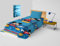 hermet Mickey Mouse, Disney Tagesdecke für Einzelbett, Nicht gepolstert, für Einzelbett, 170 x 270 cm, 100% Baumwolle, Disney