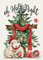 Covido Christliche Weihnachtsflagge Oh Holy Night, dekorative Gartenflagge, religiöser Weihnachtsbaum, Kreuz, Lamm, Hof, Außendekoration, Glaube, Urlaub, Sackleinen, Outdoor, kleine Heimdekoration,