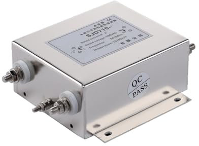 TVOLRFNIY SJD710-3A/150A Filtro di Alimentazione monofase a Tre stadi con Collegamento a bullone 220 V conversione di frequenza servo purificazione Anti-interferenza(SJD710-150A)