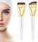 Fixleren Lot de 2 Pinceau Fond De Teint Fluide,Professionnel Kabuki Pinceaux pour le visage,Pour Appliquer & Estomper tous types de Maquillage Fuide.… (Blanc)