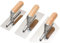 KACPLY Venezianisches Gipskellen-Set aus poliertem Edelstahl, 3-teiliges Set, Malerei, Verputz, Finishing-Handwerkzeuge
