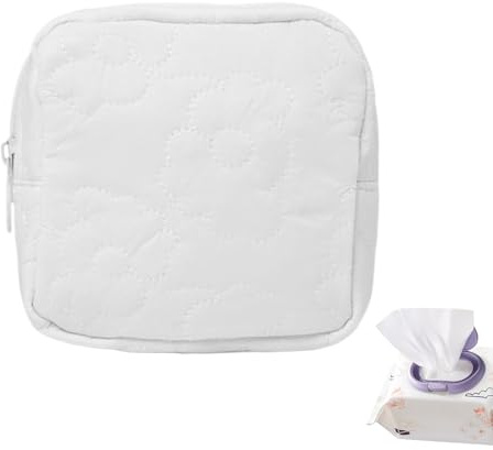 Aufbewahrungstasche für Damenbinden - Periodenbeutel | Müllbeutel für Teenagerkissen | Tasche für Menstruationskissen | Sanitär Pad Pouch | Menstruationspad Organizertasche | Periode gesteppt
