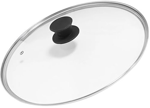 SDT-GPF Pfannendeckel 34 cm Universaler Glasdeckel - Topfdeckel für Töpfe und Pfannen in der Küche