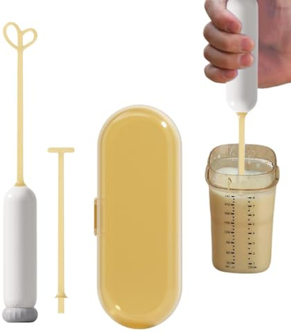Mezclador eléctrico de fórmula para bebé, mezclador de leche en polvo, máquina para hacer leche y capuchino, espumador de leche eficiente para fórmula de bebé, mezcla, licuadora automática para