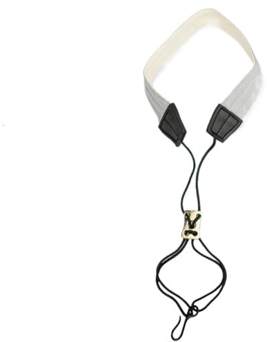 Ersatzteile für Klarinette Bb-Klarinette Für Erwachsene Tragegurt Umhängeband Schultergurt Für Bb-Klarinette Metallhaken(Gray)