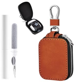toergy Para VEKJ L8 Pro/EXZHIG J11/SoundPEATS T3 Pro auriculares, elegante funda protectora de piel sintética con cremallera, solución de almacenamiento y viaje de alta calidad, bolsa de transporte