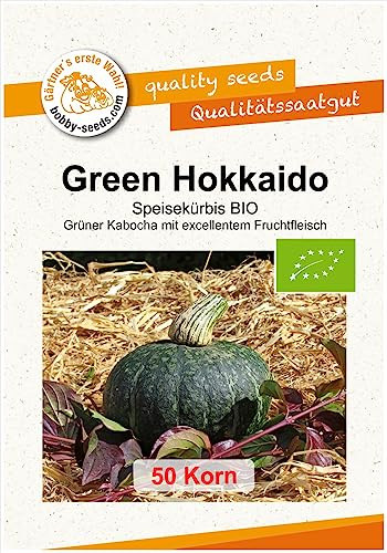 Green Hokkaido BIO Kürbissamen von Bobby-Seeds 50 Korn