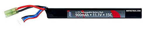 Batterie pour REPLIQUE AEG 11.1 V 900 MAH LI-PO Type Stick Rechargeable ASG 18569 Airsoft