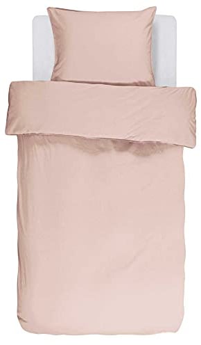 ESSENZA Bettwäsche Guy Uni Einfarbig Baumwolle Schlicht Elegant Bunt Renforcé, Größe:200 cm x 200 cm, Farbe:Rose