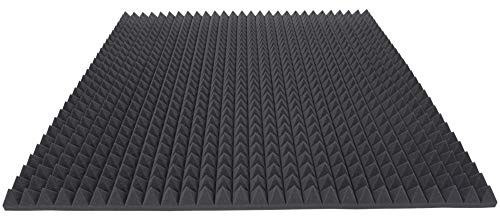 Pyramidenschaumstoff TYP 100x100x5 Akustikschaumstoff Schalldämmmatten zur effektiven Akustik Dämmung