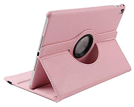 Kybers Schutzhülle für iPad Air 10,5 Zoll (26,7 cm), 2019-360 drehbar, mit Standfunktion, PU-Leder, staubabweisend, mit automatischer Sleep/Wake-Funktion, Unisex, Rose