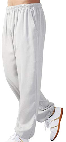 oneforus Chinese Tai Chi Kung Fu Pants Mens Womens Martial Arts Training Pants Wing Chun Pants