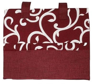 Russo Tessuti Copriforno Copri Forno Cucina 46x35 B&A Fantasia Ghirigori Beige Grigio Nero -Bordeaux