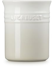 Le Creuset Topf für Kochkellen aus Steinzeug, 1,1 Liter, Meringue, 71501117160001