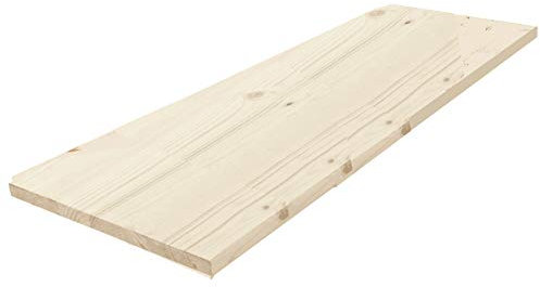 Tablette sapin massif lamellé collé abouté 800 x 300 x 18 mm - PEFC 70%