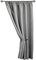 Emma Barclay Cali Door Curtain Thermal Blackout Lining Pencil Pleat Single Doorway Panel 45 x 84 (Silver)