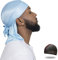 Silky Durag for Men Wave Cap Satin Dorag for Men Women 360 Wave (Sblau)
